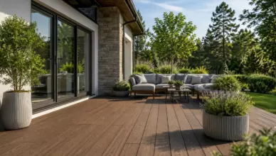 WOODGRAND: террасная доска, заборы, грядки, ступени и ограждения из ДПК для современного участка